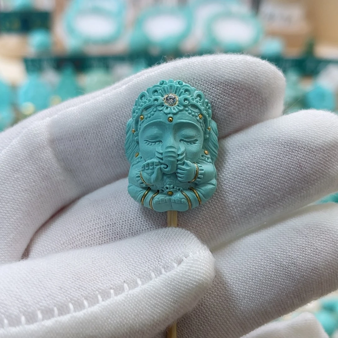 绿松石珠宝奇石未镶嵌