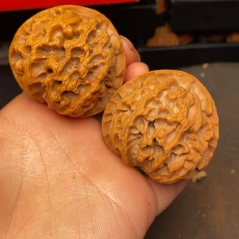文玩核桃把件秦岭山脉核桃