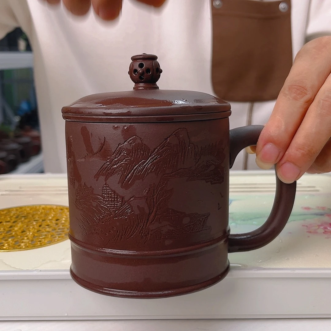 茶杯紫砂紫砂三件套
