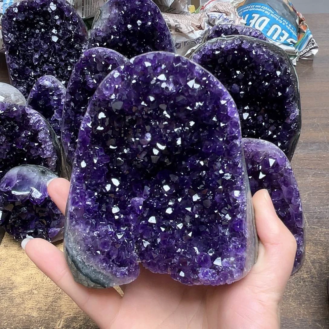 未镶嵌紫晶大型摆件（非配饰）R****舞