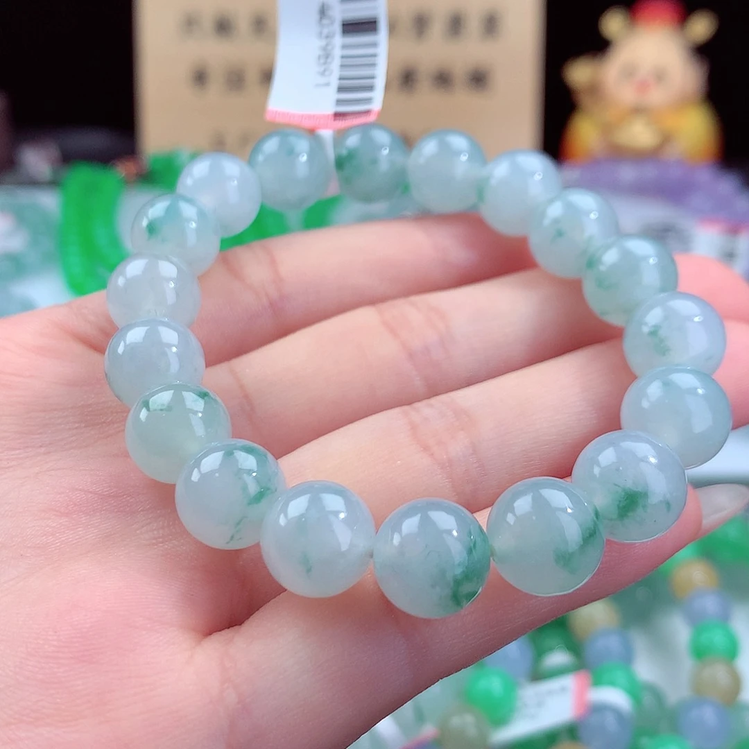 翡翠手链未镶嵌卡10.8