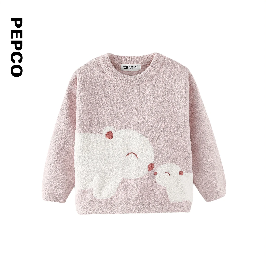 小猪班纳童装秋装新款儿童可爱毛衣小童女童卡通毛衫潮762434115
