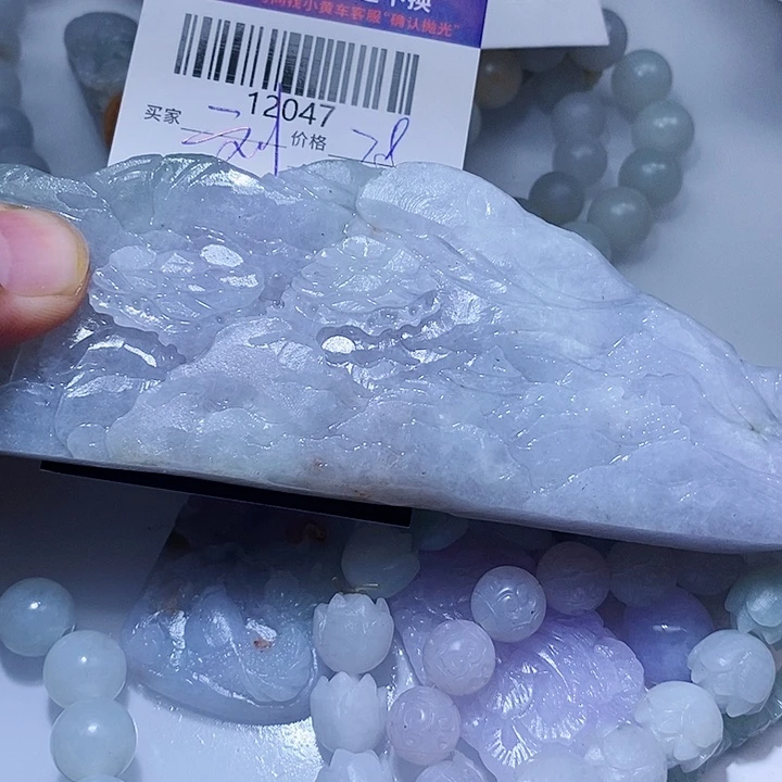 定制翡翠未镶嵌刘*全