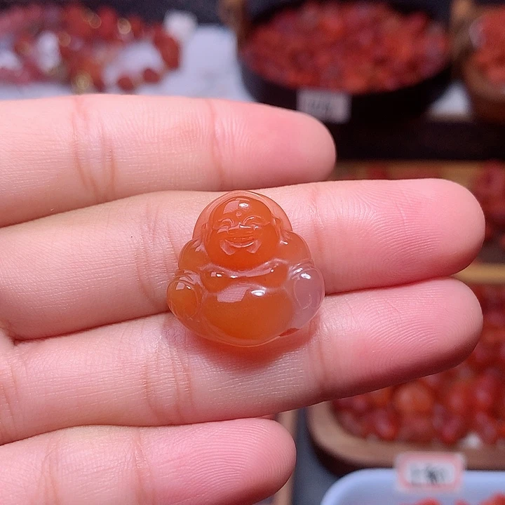 南红玛瑙未镶嵌南红佛公