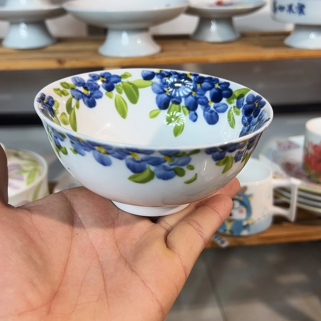 陶瓷景德镇高温釉下陶瓷5寸碗