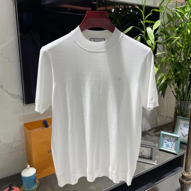 【孟璐高端·轻奢男装】YY｜MENGLU2025｜高端欧货短袖T恤