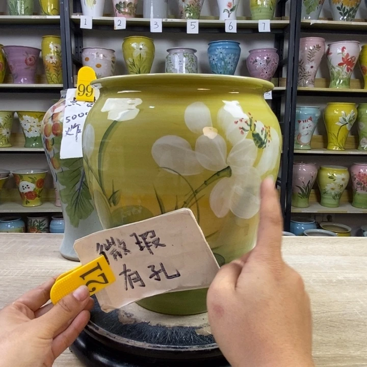 景德镇高温陶瓷花盆