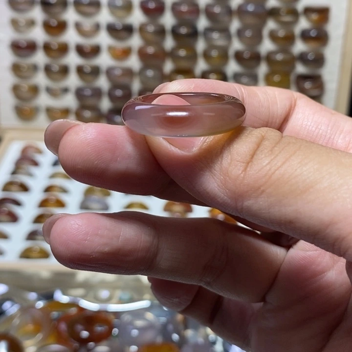 安***心未镶嵌戒指玛瑙/玉髓