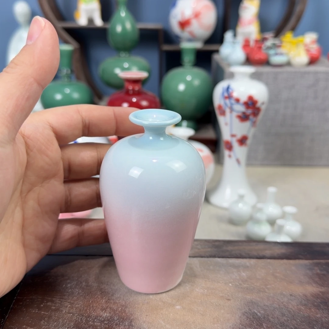 陶瓷手工小花器摆件