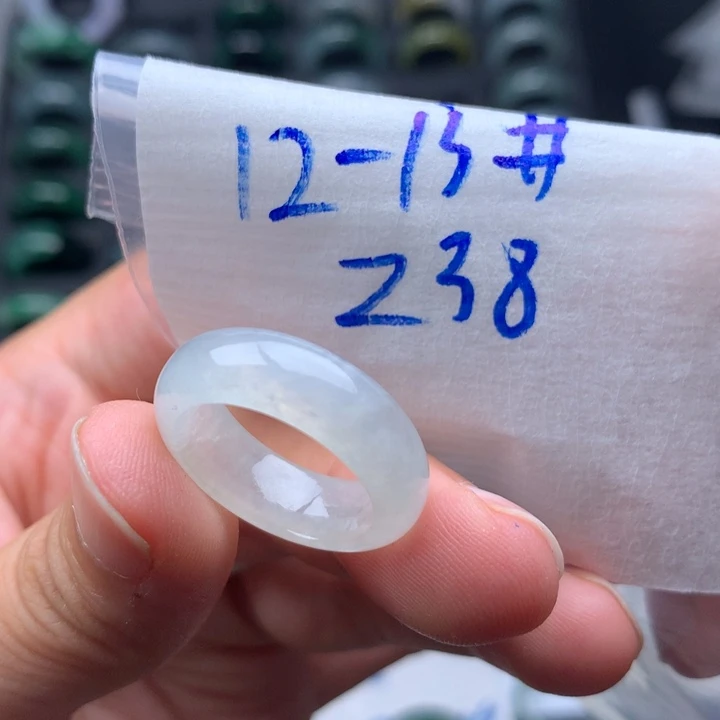 未镶嵌戒指翡翠戒圈