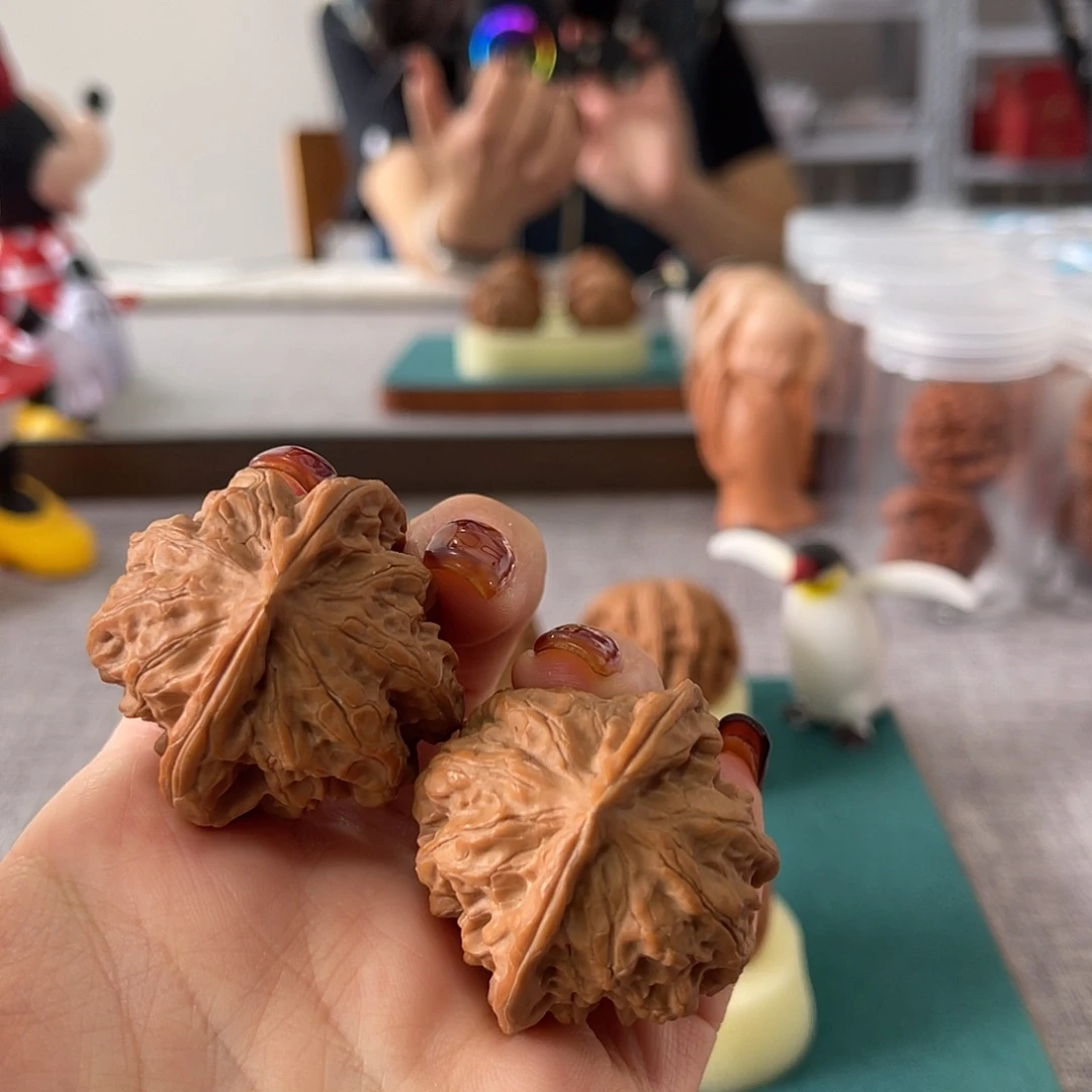 吊坠文玩核桃淡****！40磐石全品