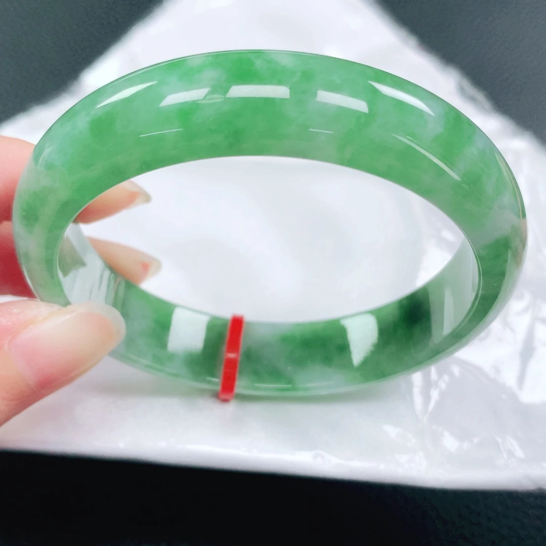 未镶嵌手镯翡翠58圈