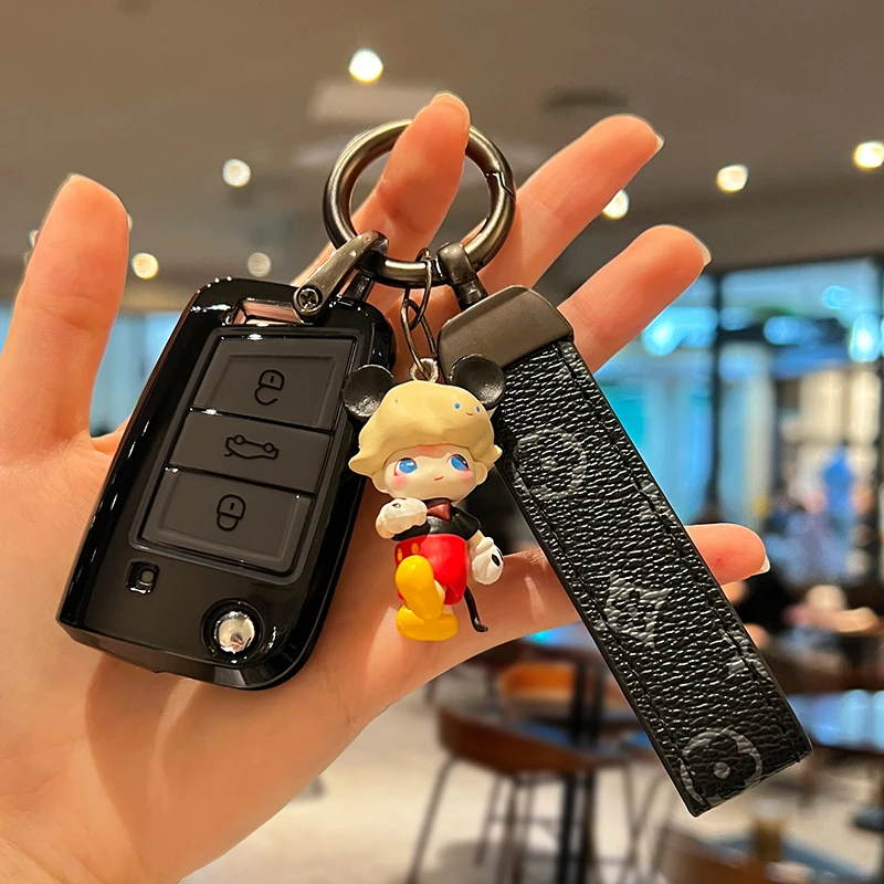 适用于大众钥匙套迈腾帕萨特CC速腾宝来途岳探岳朗逸车途观L扣壳