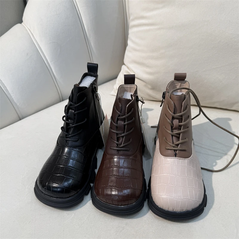 210儿童时尚休闲加绒马丁靴-244N62