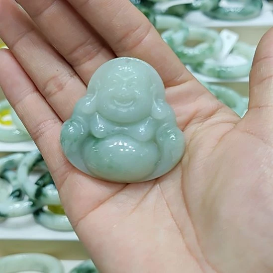 树***白透闪石-蛇纹石玉未镶嵌颈饰