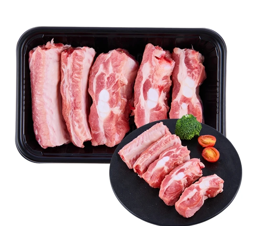 猪排【当日分切】新鲜精选猪肋排350g/盒（10%脊骨含量，不含脆骨）