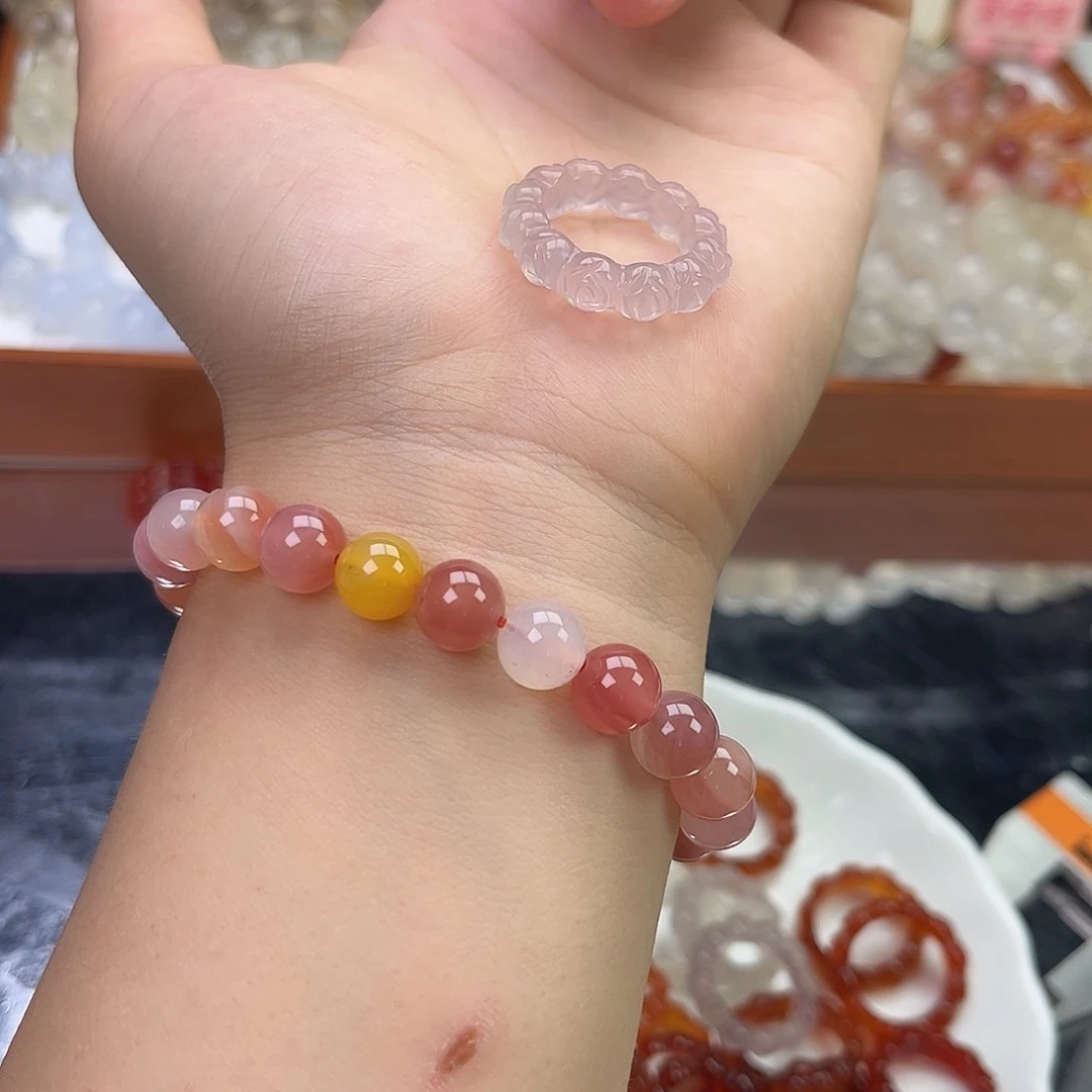 戒指未镶嵌玛瑙/玉髓6号17.2