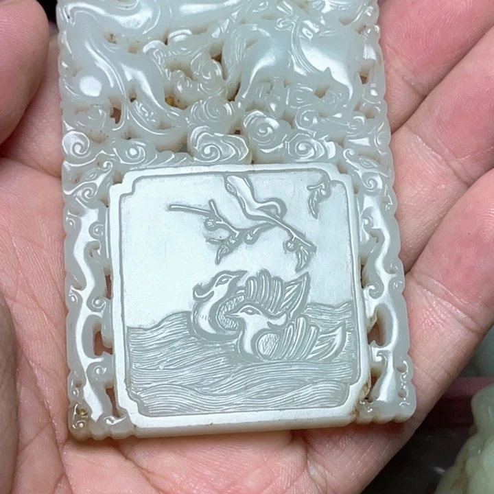 永***轩和田玉未镶嵌挂件