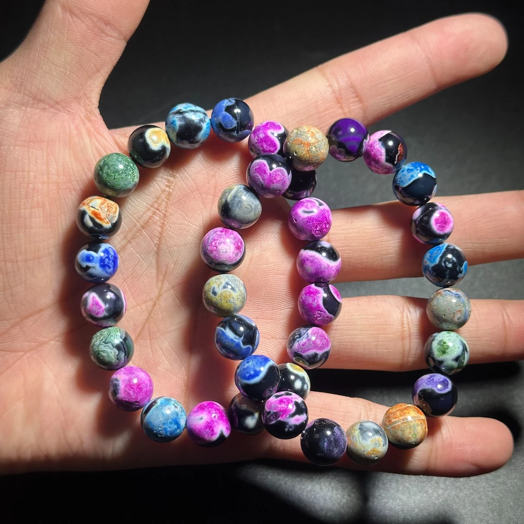 【三弟推荐】海古紫 俱 来圆珠手链（多样性发其一）-6421