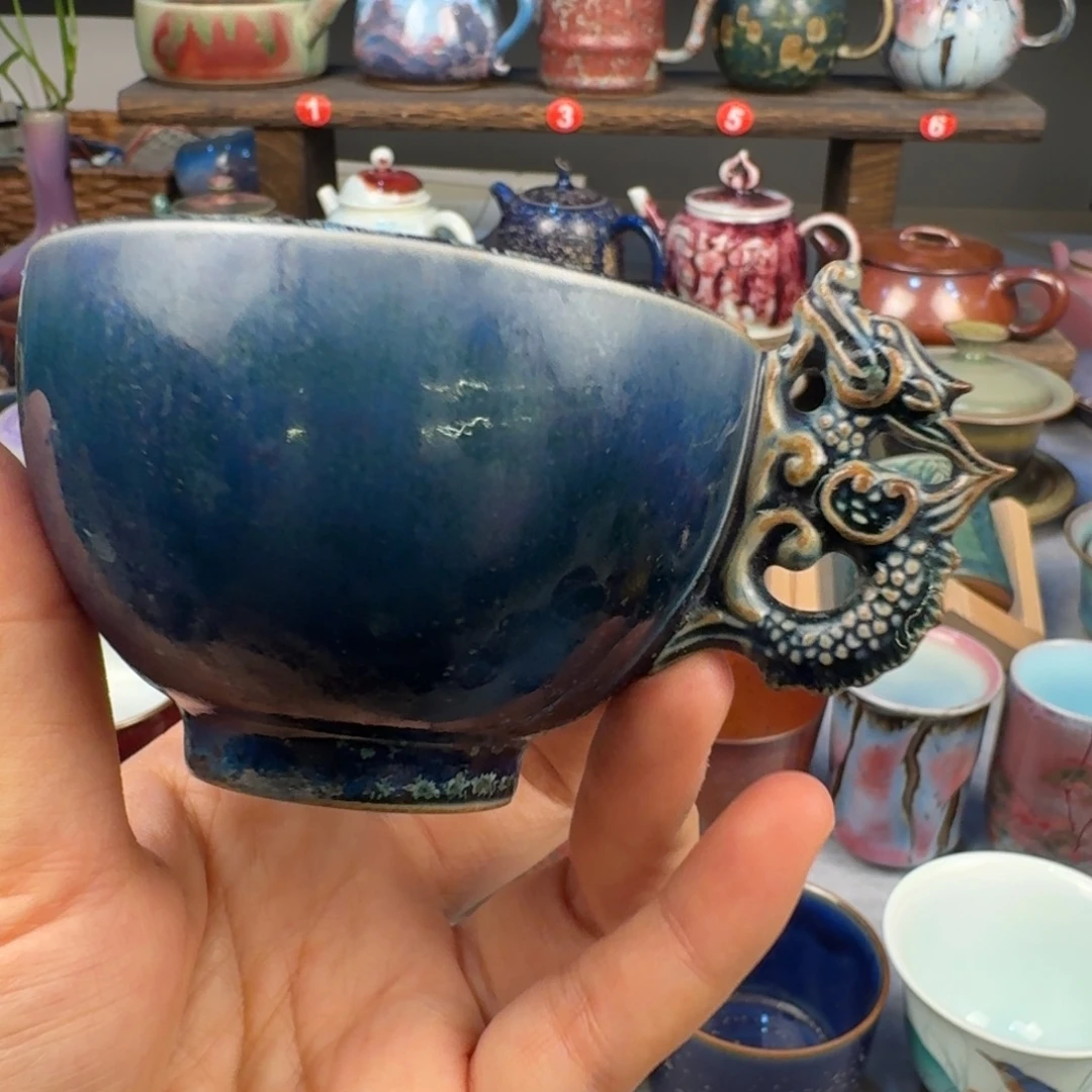 瓷片钧瓷单杯钧瓷单杯钧瓷单杯