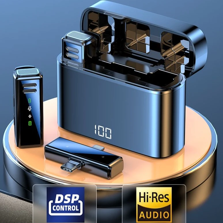 麦凯锋无线领夹麦克风收音降噪领夹麦录音清晰收音麦手机通用麦