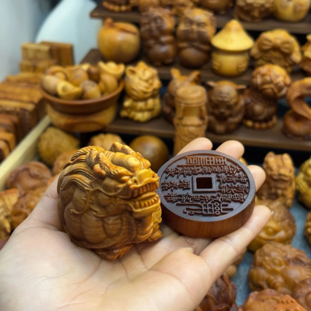 柏木（崖柏）孤*陈化料手把件