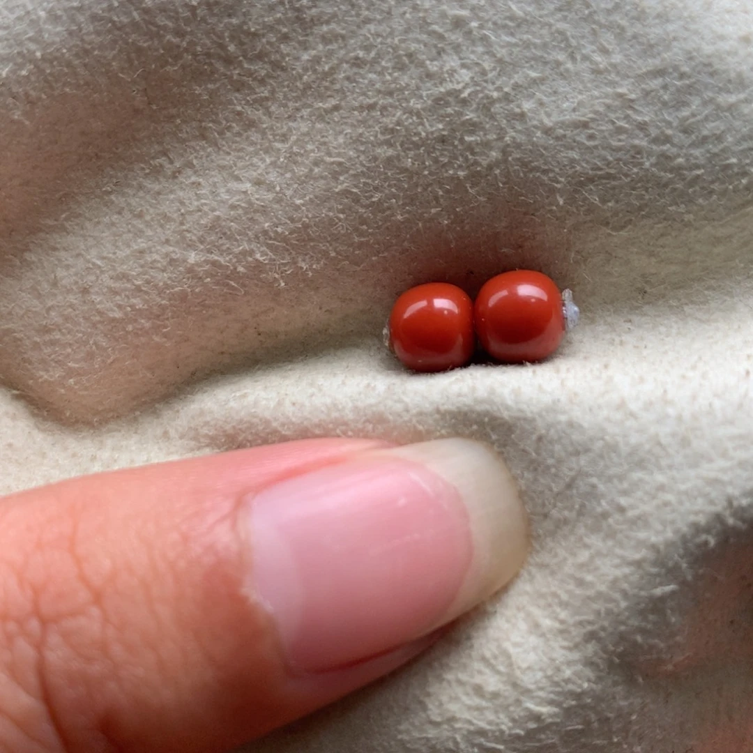 南红玛瑙未镶嵌保山天然原矿南红6mm+老型福利珠