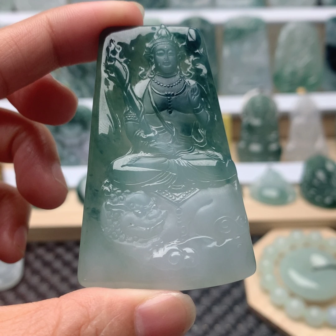 吊坠(不含链)未镶嵌翡翠文殊