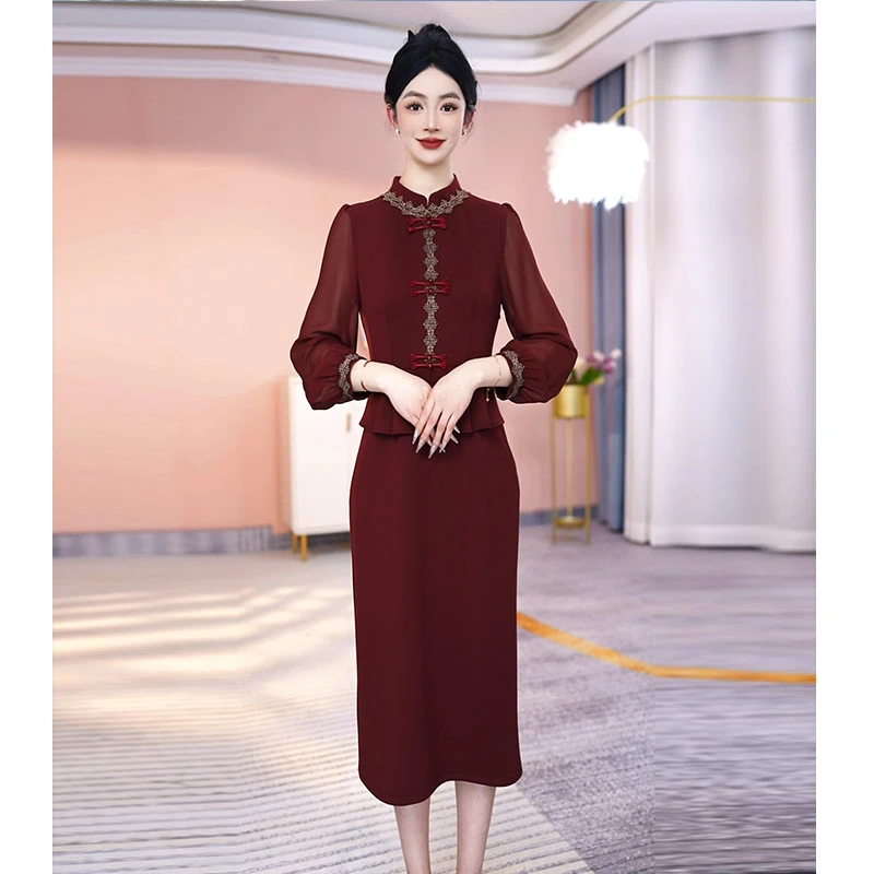 JG-25068  新款2025年春夏季时尚气质优雅显瘦假两件连衣裙 M-4XL