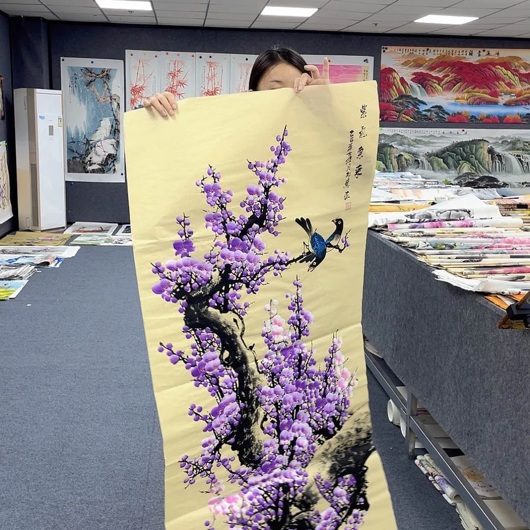 国画作品小姐姐放漏…
