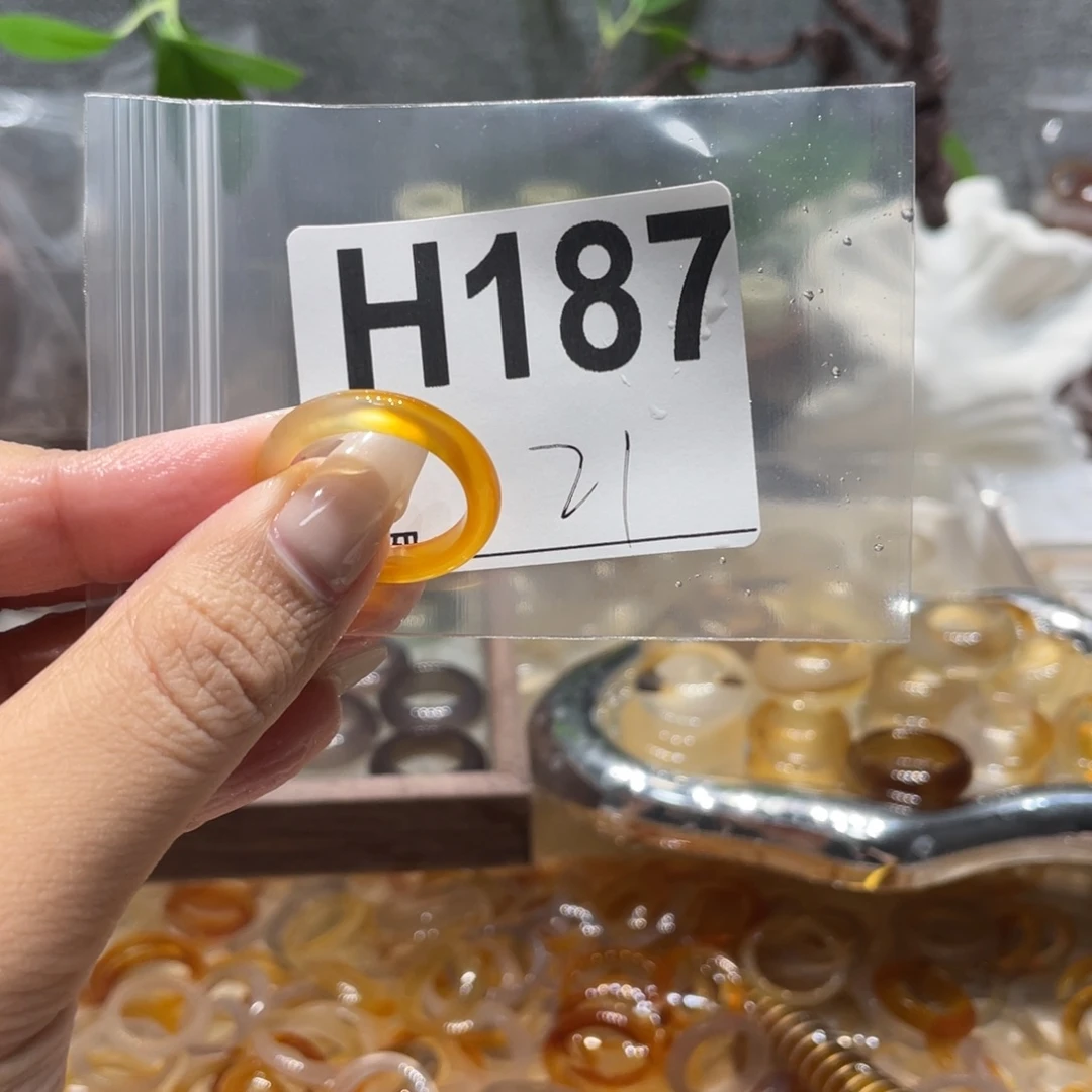 玛瑙/玉髓未镶嵌戒指187