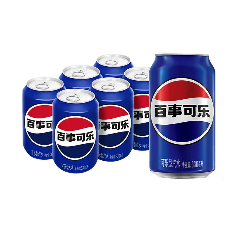 百事可乐可乐型汽水 330ml*6