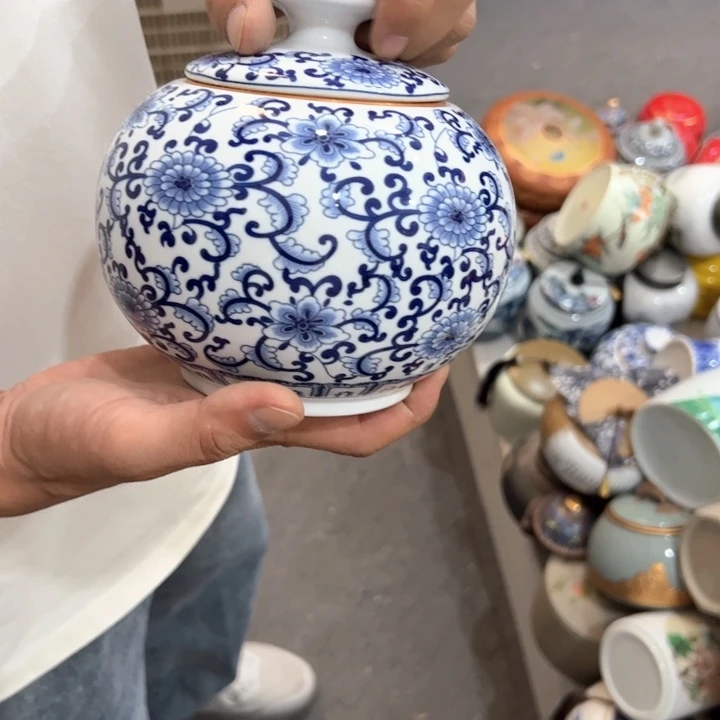 瑕疵福利品陶瓷茶叶罐