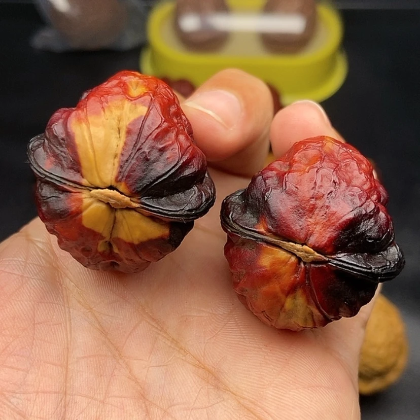 【闪购商品】把件文玩核桃34尺鹦鹉蟾