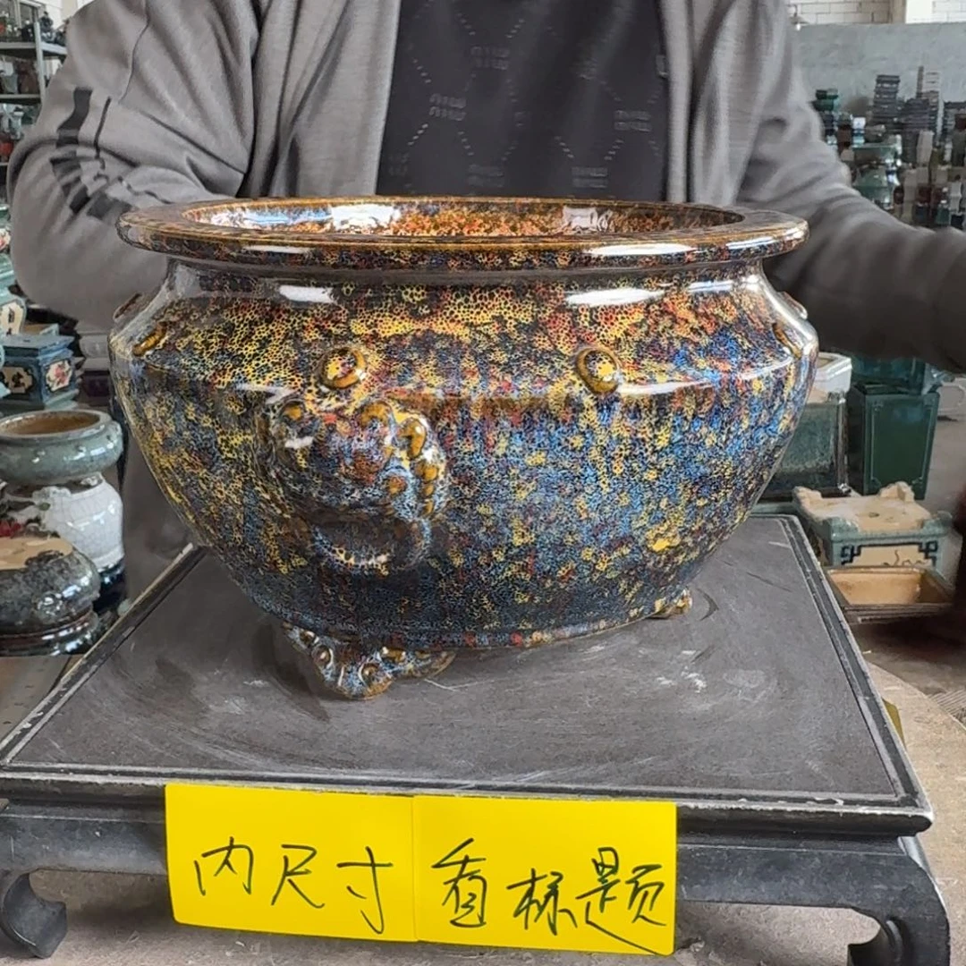 。一风堂石湾花盆 内21*13