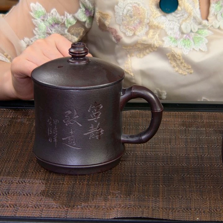 茶杯紫砂高货放漏