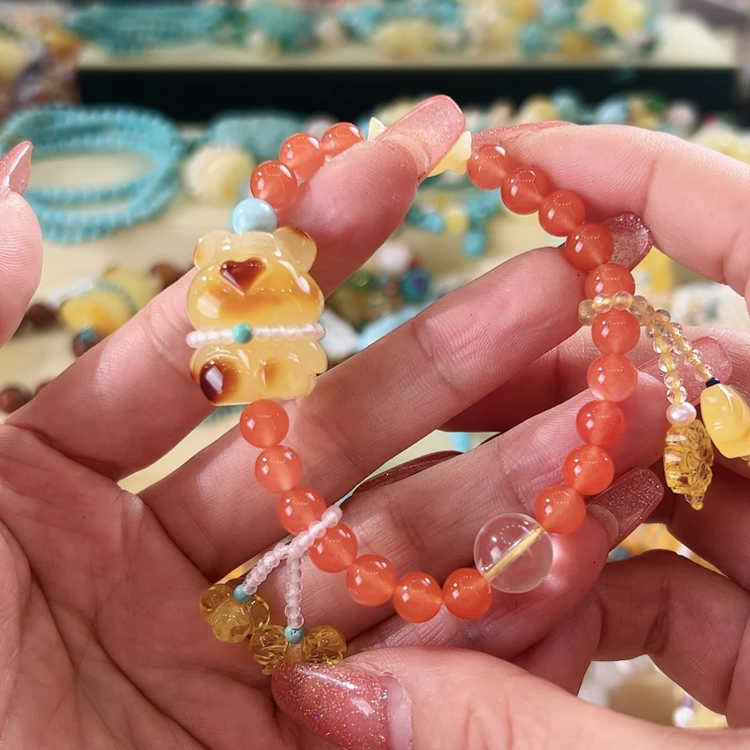 琥珀手链未镶嵌琥珀