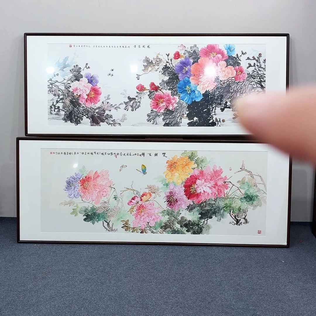国画手绘作品210×80尺寸