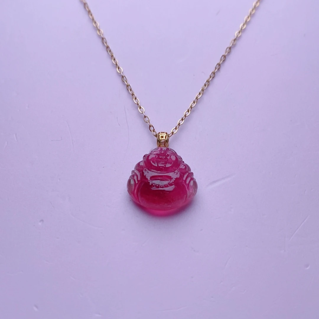 吊坠(不含链)未镶嵌碧玺佛公吊坠yy