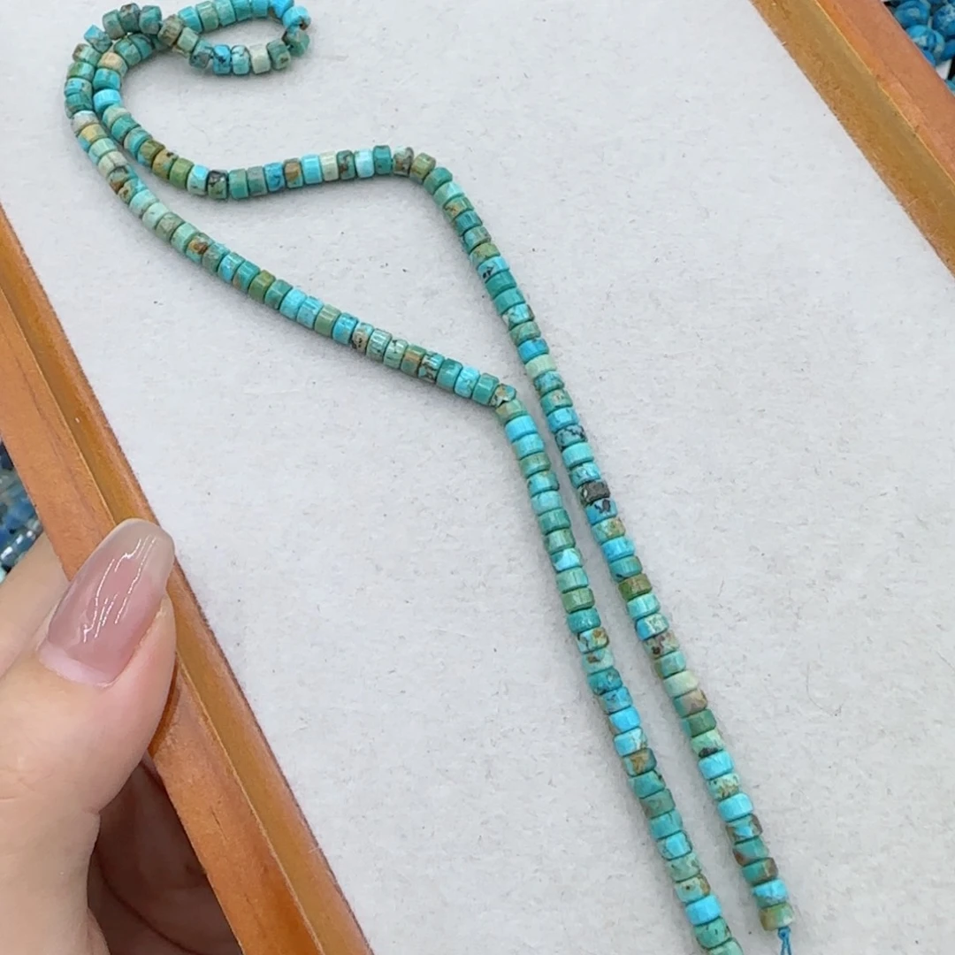 玛瑙/玉髓未镶嵌珠宝半成品森****5原矿松石一条