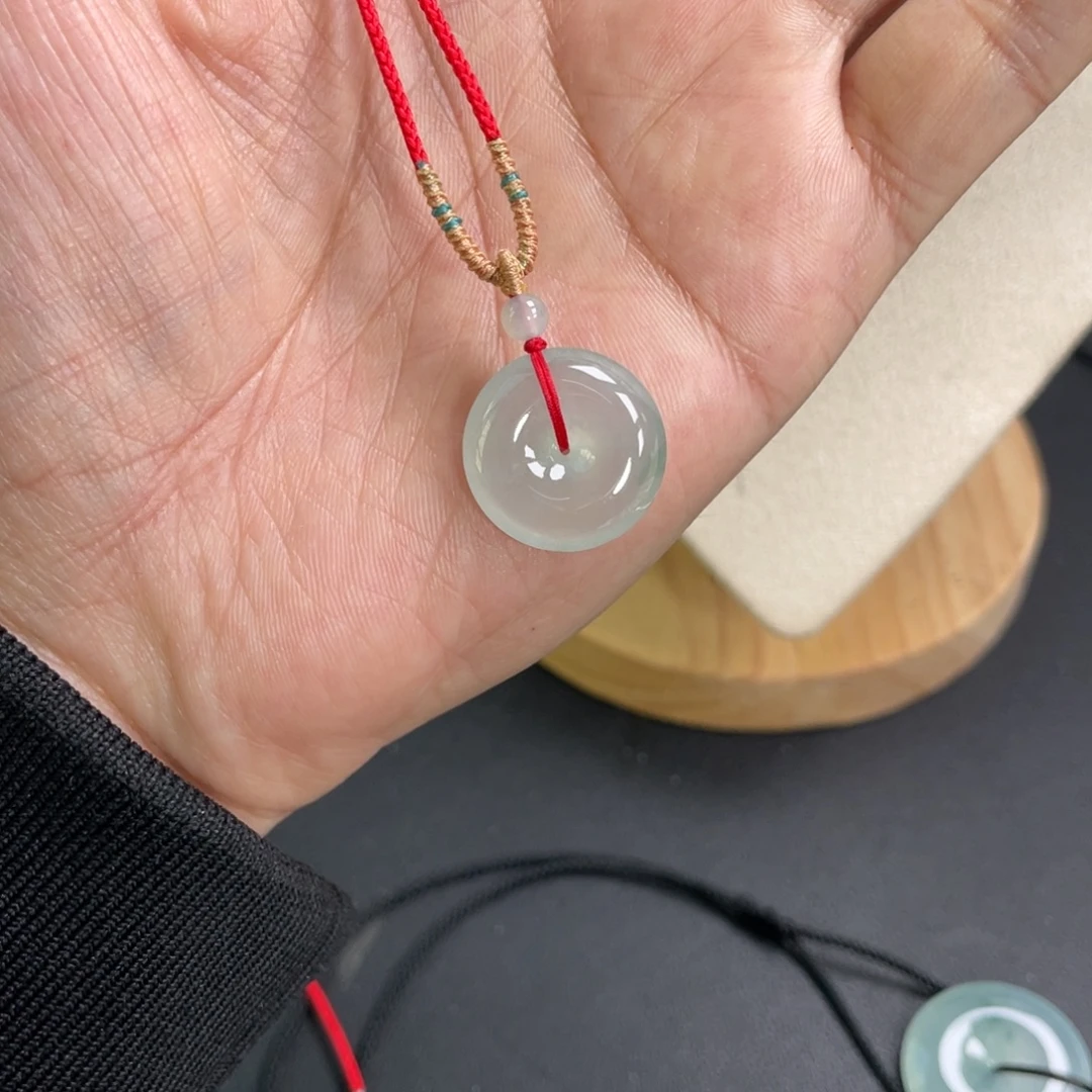 翡翠未镶嵌颈饰19.4-6.0