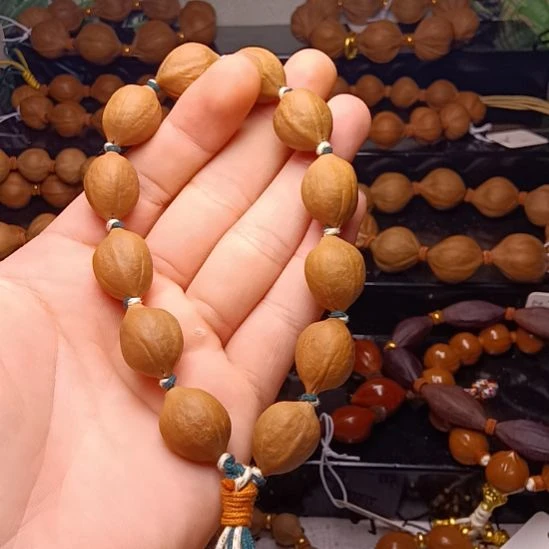 幸***婆橄榄核手串/手链橄榄核三花铁蒜手串1.4+