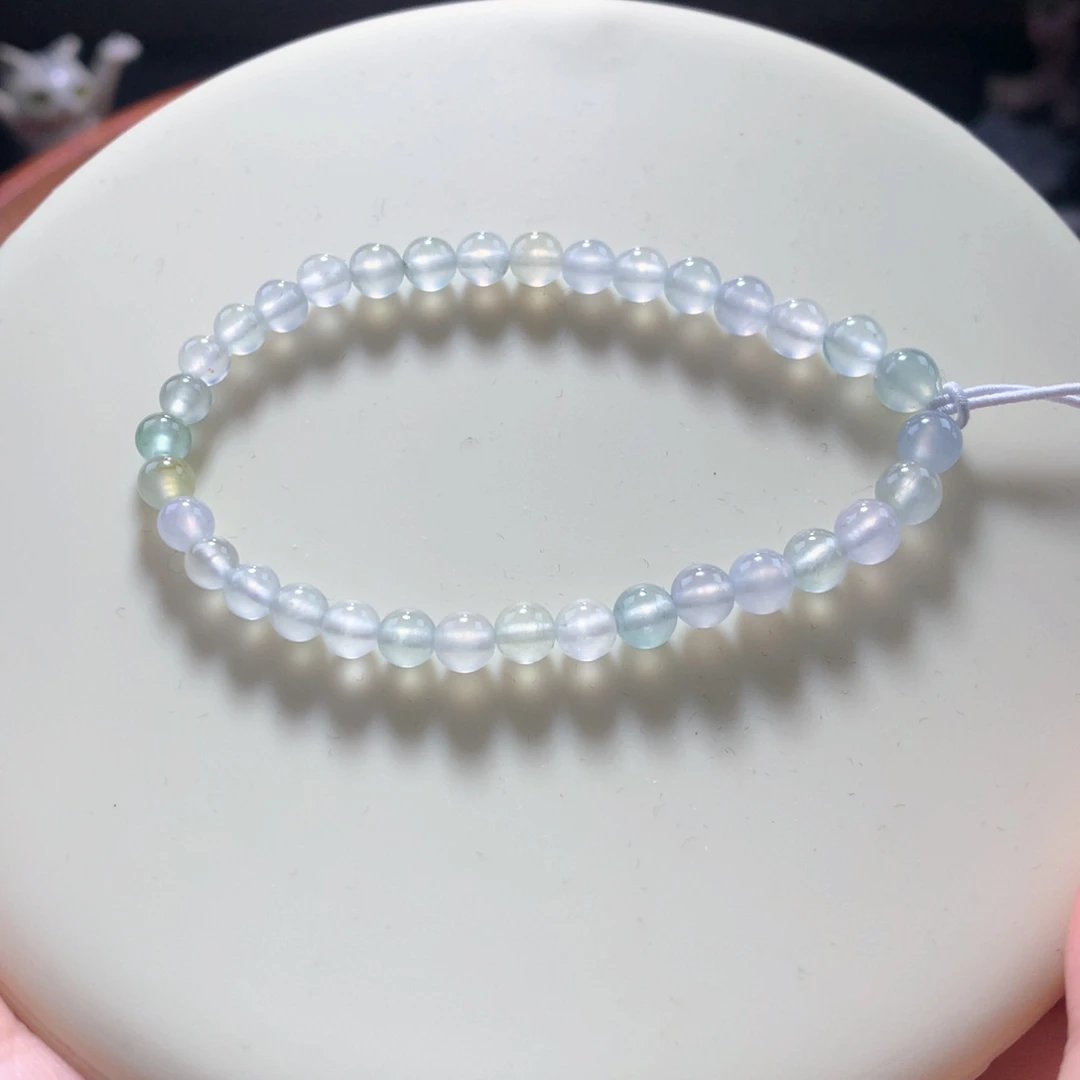 翡翠手链未镶嵌小灯泡