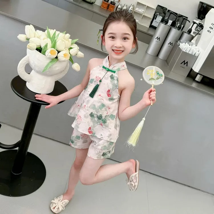 【2014-2022-2046-2063】国风套装，婴儿衣服2件套