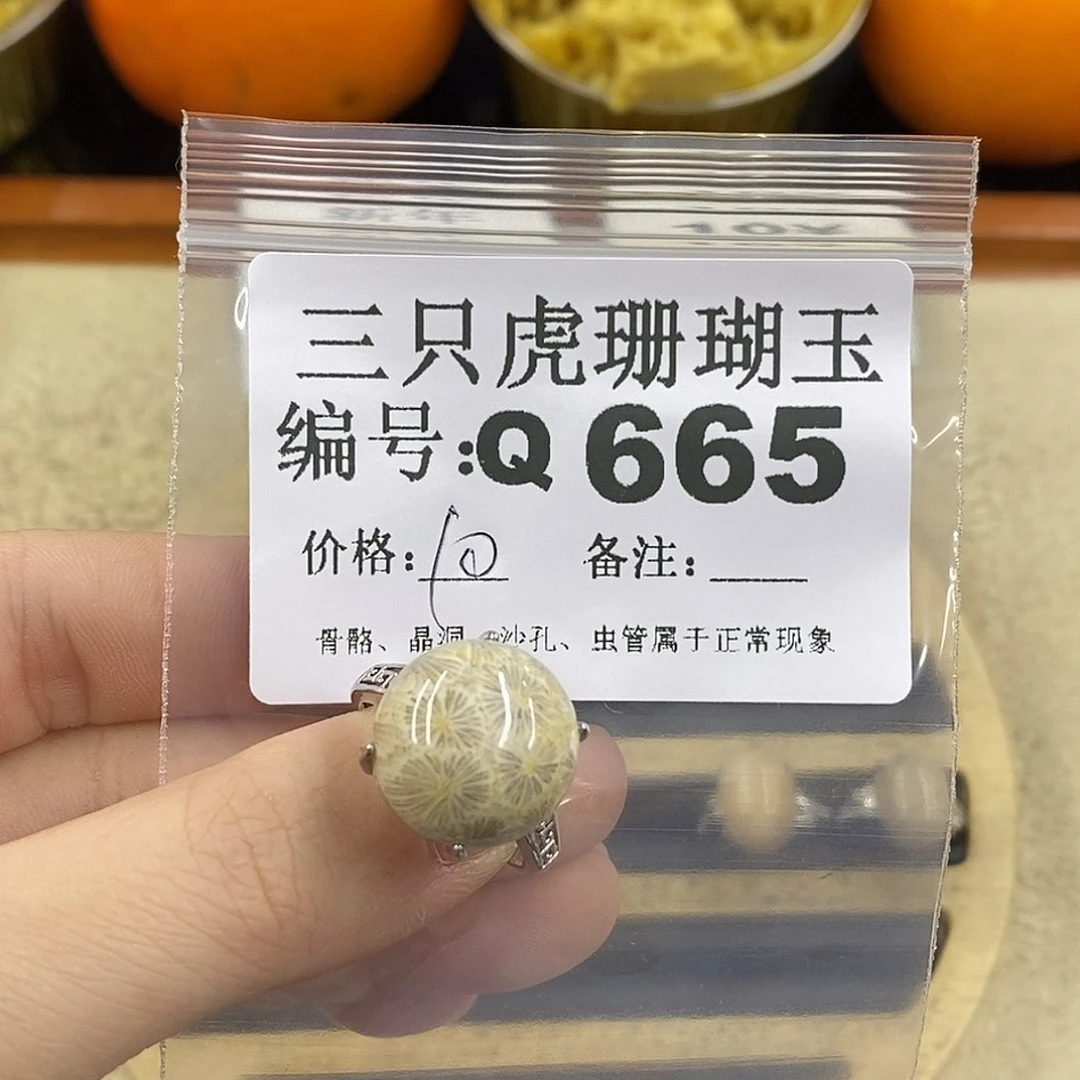 硅化珊瑚（珊瑚玉）1未镶嵌a****3