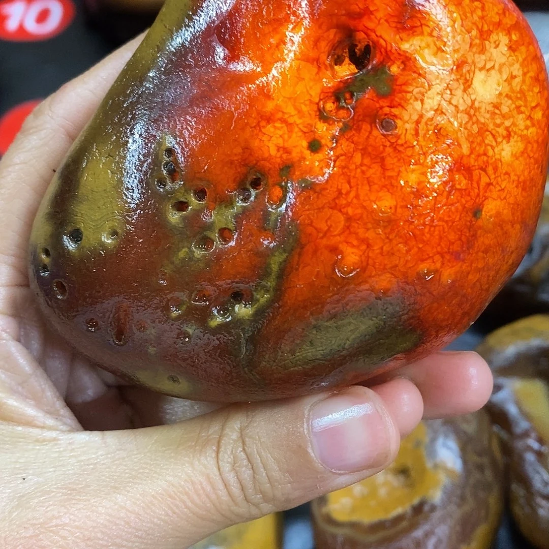 玛瑙/玉髓未镶嵌手把件