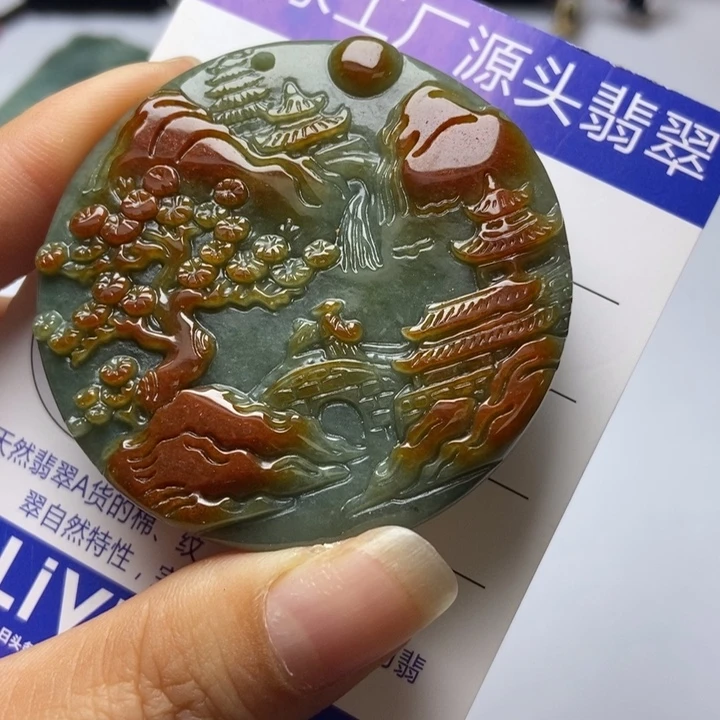翡翠未镶嵌颈饰翡翠
