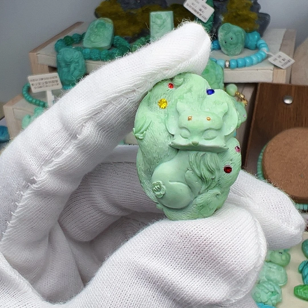 未镶嵌绿松石主播夏