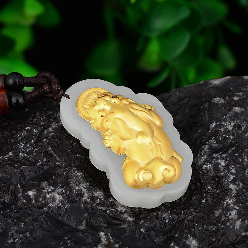 【新年福利】貔貅吊坠硬编织项链精美百搭镶嵌吊坠