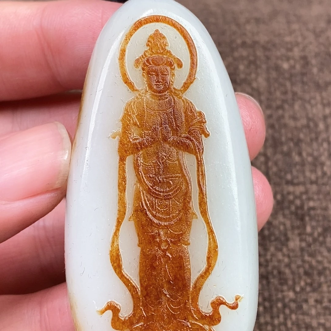 和田玉挂件未镶嵌